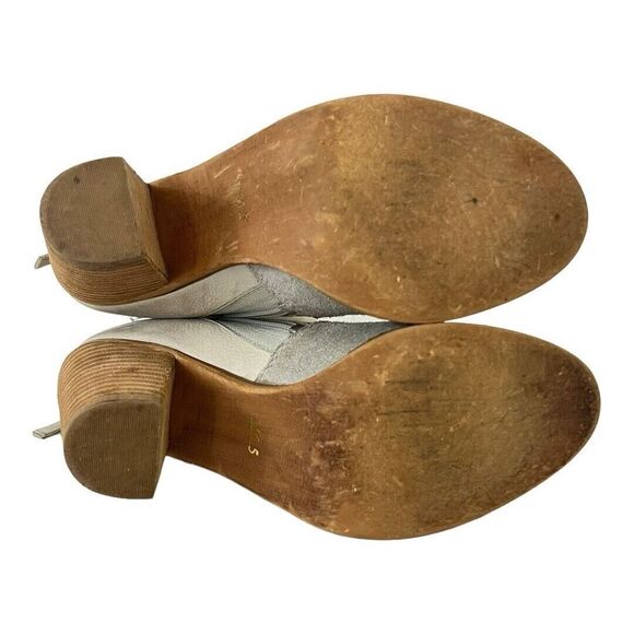 Diba True Womens Size 6.5 Shady Tree Heeled Suede Leather Zip Up Bootie - Picture 7 of 9